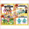 Efemérides Del Mes De Marzo 8 Cuatro páginas ilustradas de Efemérides Del Mes De Marzo, cada una mostrando distintas efemérides del mes de marzo: Día contra la Discriminación Racial con niños diversos, cumpleaños de Benito Juárez, Día de la Justicia Social con una escena