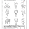 Planeación para Marzo Preescolar 9 Página para colorear en blanco y negro titulada