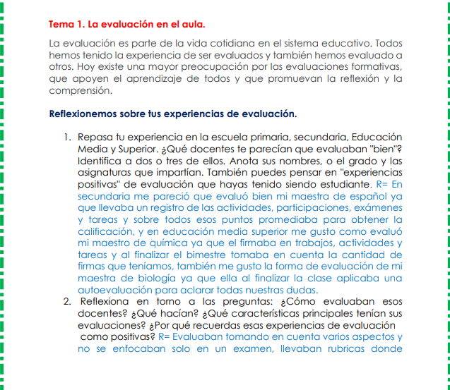 ejemplo guia resuelta como mejorar la evaluacion en el aula