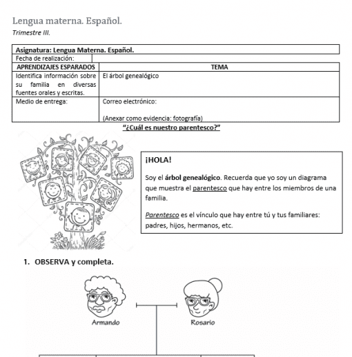 ejemplo guia estudio en casa