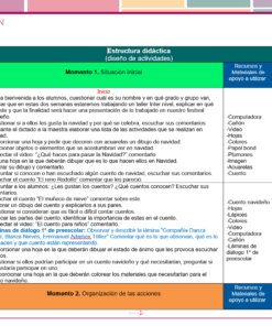 ejemplo planeacion de navidad para preescolar