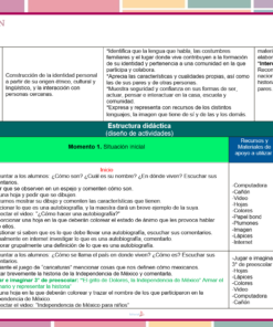 Planeación Anual de Preescolar 2026-2027 NEM (Los Tres Grados) 11 ejemplo planeacion preescolar 2