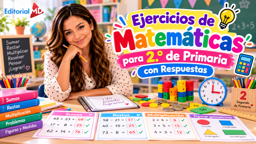 Ejercicios de Matemáticas para 2.° de Primaria con Respuestas 1 ejercicios de matematicas 2 grado
