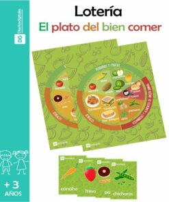 loteria del plato del bien comer para imprimir