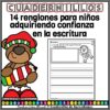 Escritura Creativa Temas Invierno Segundo Grado Primaria 5 Portada ilustrada de un cuaderno de escritura infantil en español titulado