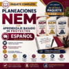 Paquete Completo de Planeaciones NEM con Aprendizaje Basado en Proyectos para Español Secundaria 2026-2027 | 1°, 2° y 3° Grado | Word Editable