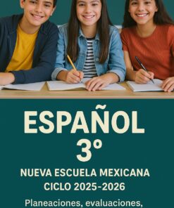 Planeaciones Español 3° Secundaria | Ciclo Completo 2026-2027 | Editables y Listas