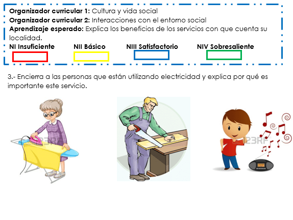evaluacion segundo momento Exploracion y comprension del mundo natural y social