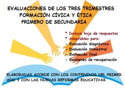 Evaluación de los 3 trimestres de Formación Cívica Secundaria