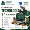 Exámenes de Tecnología 1° de Secundaria NEM 2026-2027 Word Editable | Diagnóstico, Trimestrales y Final