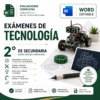 Exámenes de Tecnología 2° de Secundaria NEM 2026-2027 Word Editable | Diagnóstico, Trimestrales y Final