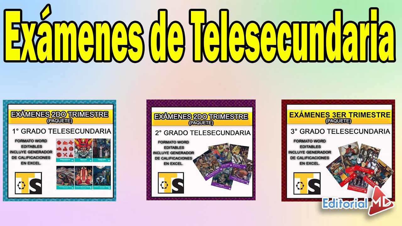 exámenes de telesecundaria para imprimir