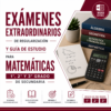 Exámenes Extraordinarios de Regularización y Guía de Estudio para Matemáticas Secundaria 2026-2027 | 1°, 2° y 3° Grado | Word Editable