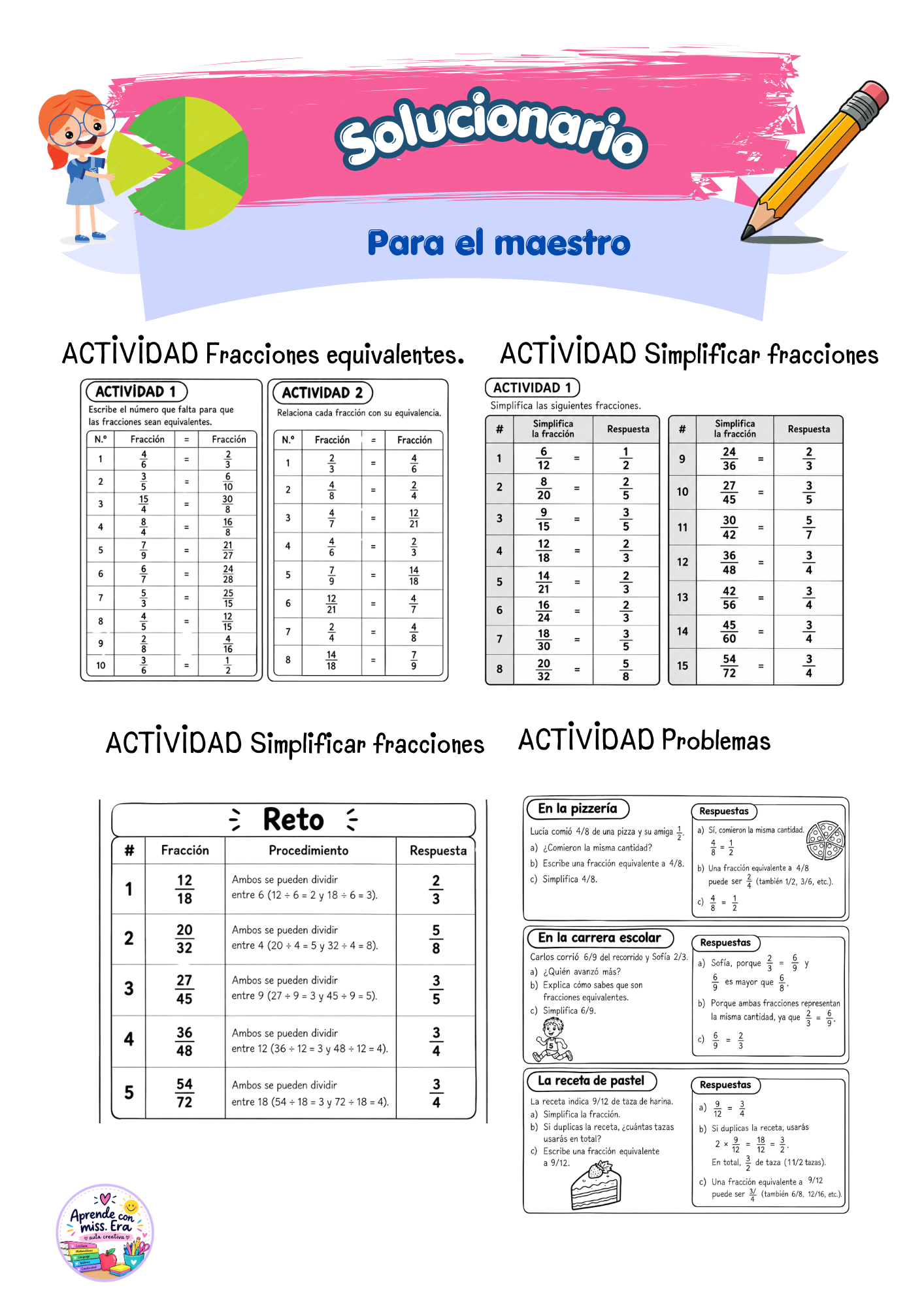 Cuadernillo de fracciones 5 Cuadernillo de fracciones - Imagen 5