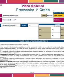 El plan de clase 