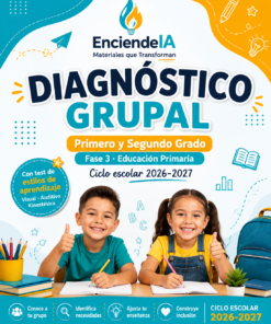 Diagnóstico Grupal – Primero y Segundo Grado | Fase 3 | Ciclo Escolar 2026–2027
