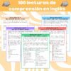 100 lecturas de comprensión en inglés
