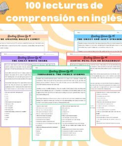 100 lecturas de comprensión en inglés