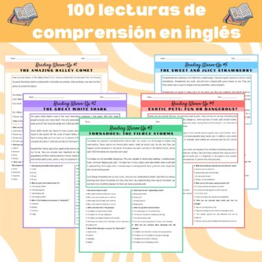 100 lecturas de comprensión en inglés