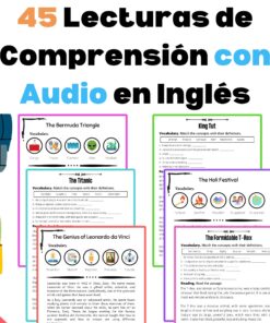 45 Lecturas de Comprensión con Audio en Inglés