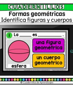 Identifica figuras y cuerpos geométricos Formas geométricas Matemáticas Grado Primaria Fichas Digitales