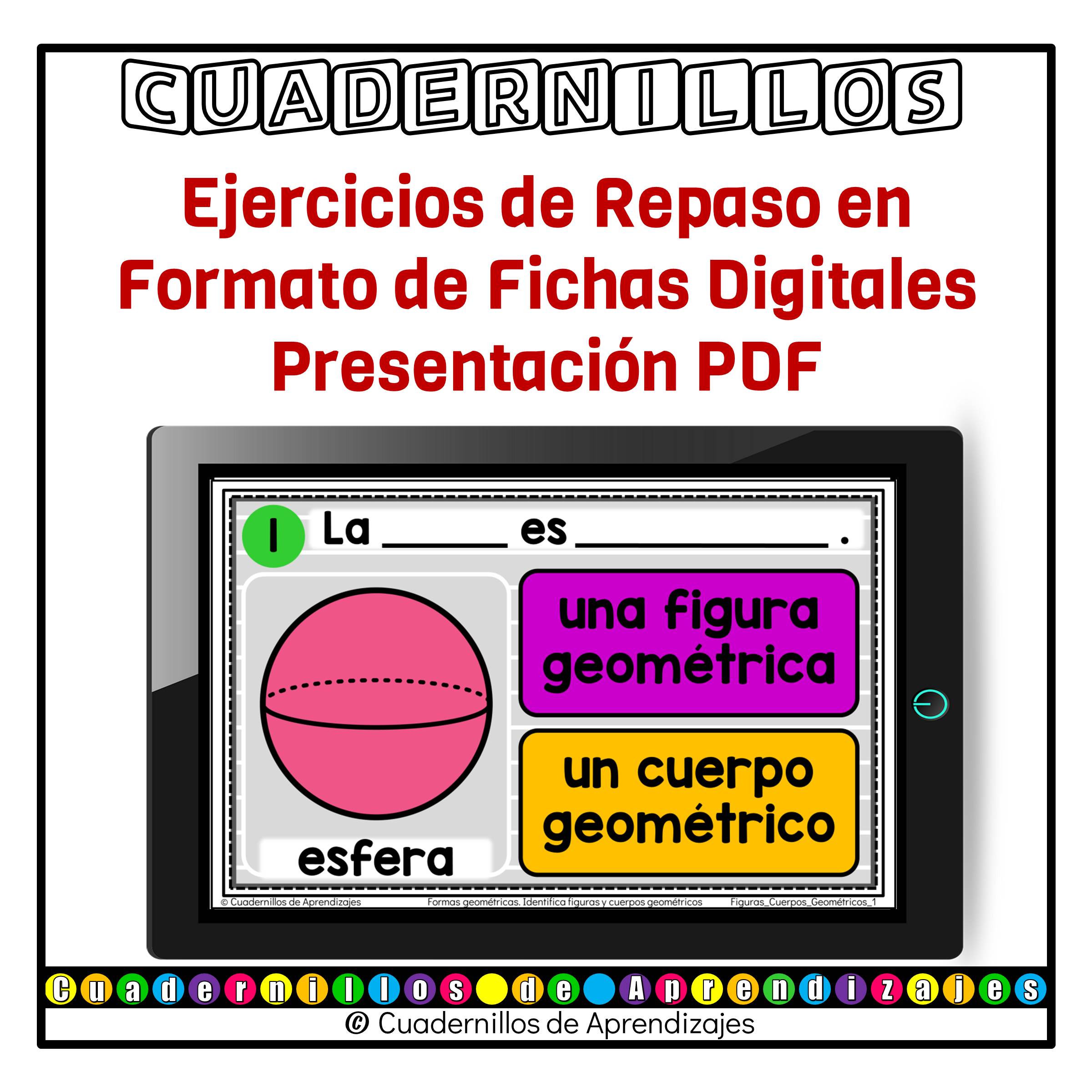 Identifica figuras y cuerpos geométricos Formas geométricas Matemáticas Grado Primaria Fichas Digitales 2 Identifica figuras y cuerpos geométricos Formas geométricas Matemáticas Grado Primaria Fichas Digitales - Image 2