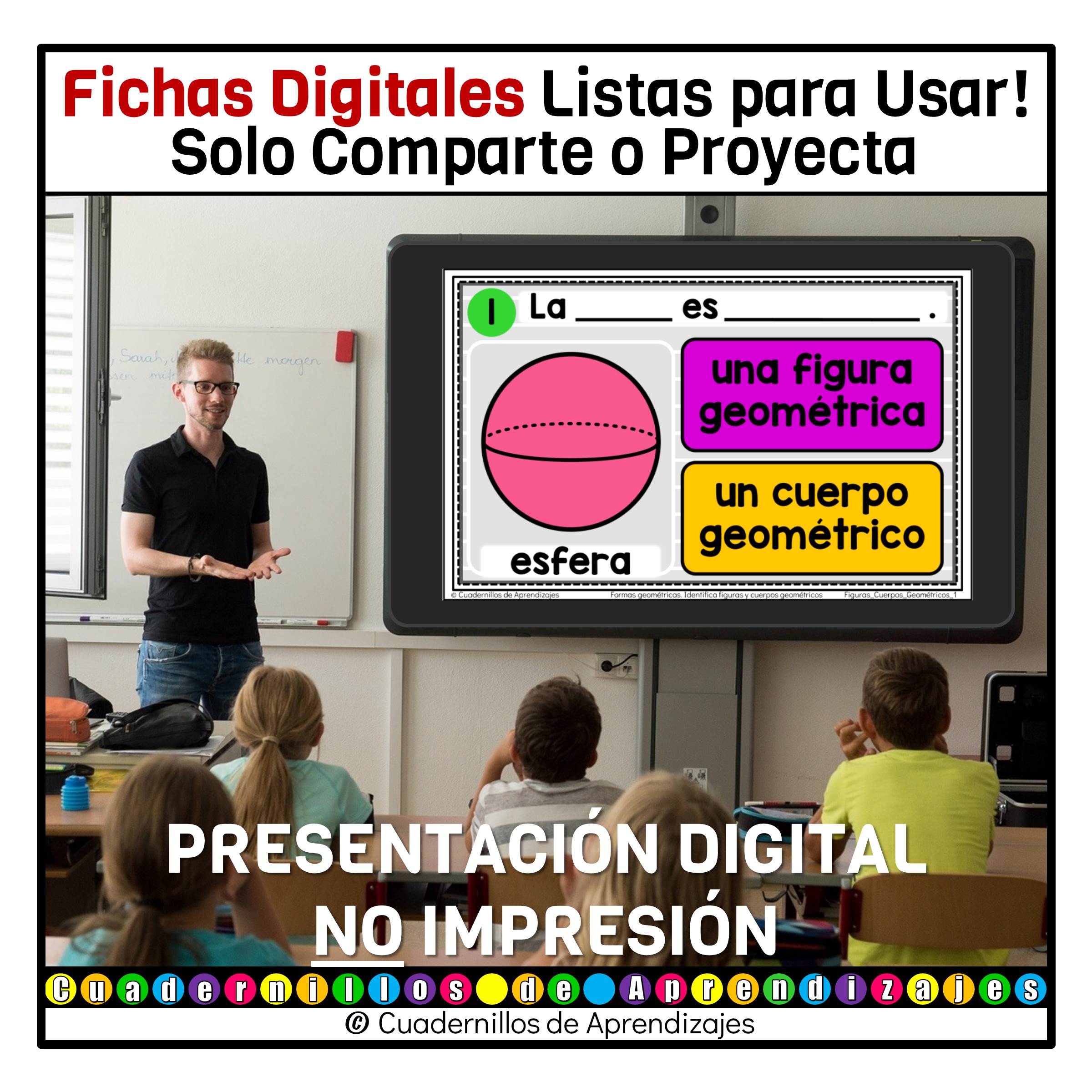 Identifica figuras y cuerpos geométricos Formas geométricas Matemáticas Grado Primaria Fichas Digitales 3 Identifica figuras y cuerpos geométricos Formas geométricas Matemáticas Grado Primaria Fichas Digitales - Image 3