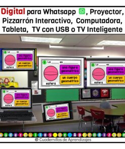 Identifica figuras y cuerpos geométricos Formas geométricas Matemáticas Grado Primaria Fichas Digitales 15 figuras cuerpos geometricos fichas digitales 6