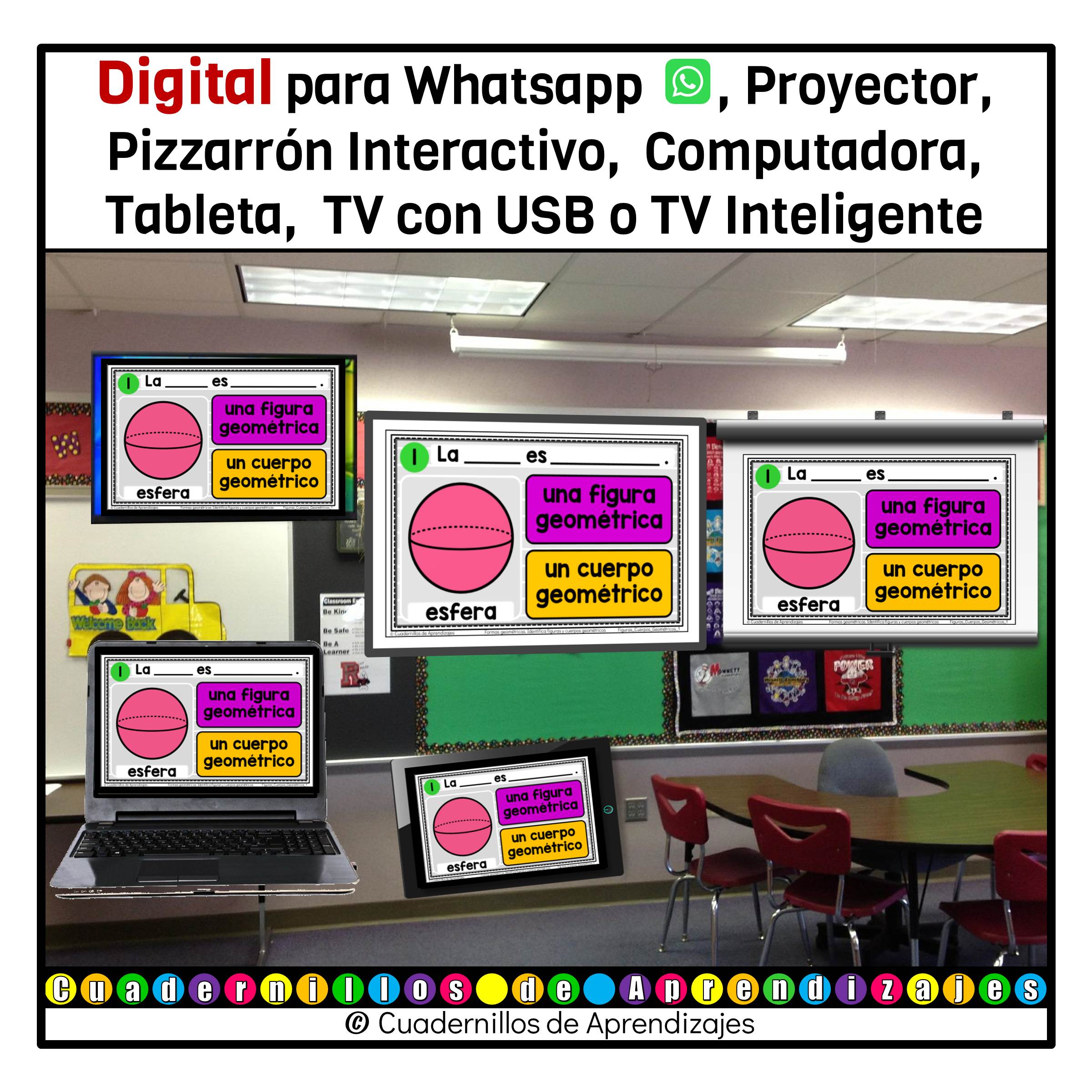 Identifica figuras y cuerpos geométricos Formas geométricas Matemáticas Grado Primaria Fichas Digitales 6 Identifica figuras y cuerpos geométricos Formas geométricas Matemáticas Grado Primaria Fichas Digitales - Image 6