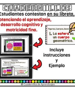 Identifica figuras y cuerpos geométricos Formas geométricas Matemáticas Grado Primaria Fichas Digitales 16 figuras cuerpos geometricos fichas digitales 7