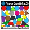 Figuras Geométricas 2D Clipart Escolar