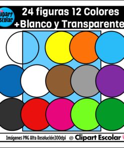 figuras geometricas clipart escolar 2