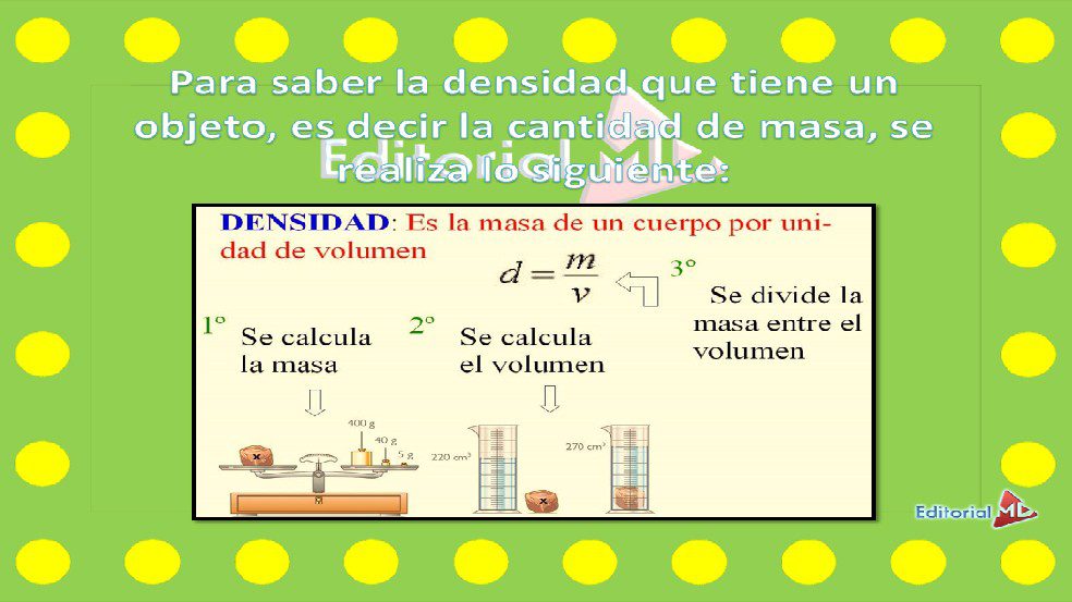 formula calcular la masa