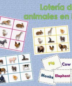 Loteria de animales en ingles