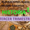 Planeacion Nuevo Modelo Educativo HISTORIA 1 TERCER TRIMESTRE