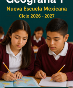Geografía1°. Secundaria. NEM. Planeaciones por Proyectos para TODO el ciclo 2026 -2027. ABP. Editables