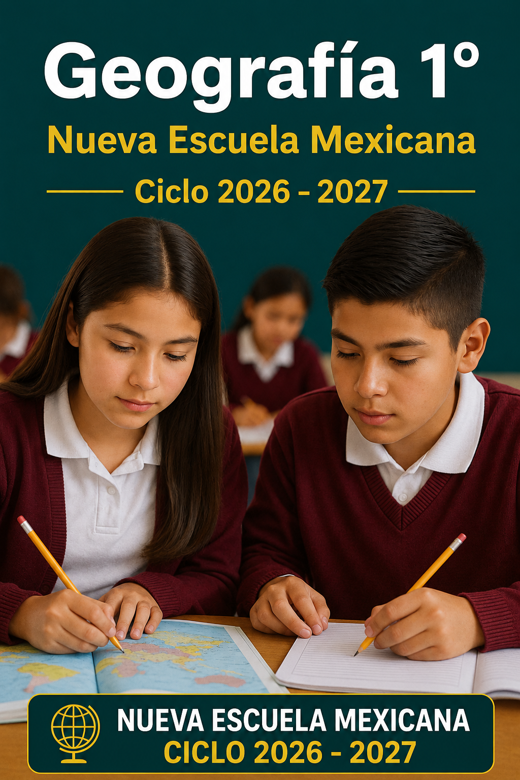 Geografía1°. Secundaria. NEM. Planeaciones por Proyectos para TODO el ciclo 2026 -2027. ABP. Editables 1 Geografía1°. Secundaria. NEM. Planeaciones por Proyectos para TODO el ciclo 2026 -2027. ABP. Editables