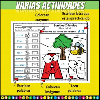gratis abecedario colorea codigo primero segundo grado cuadernillos aprendizajes 3 1