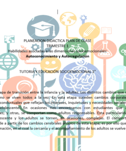 Planeación Educación socioemocional secundaria