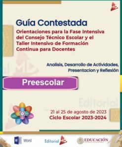 guia contestada agosto 2023 de preescolar