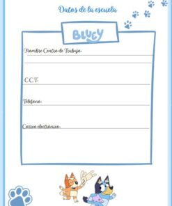 h. datos escuela bluey