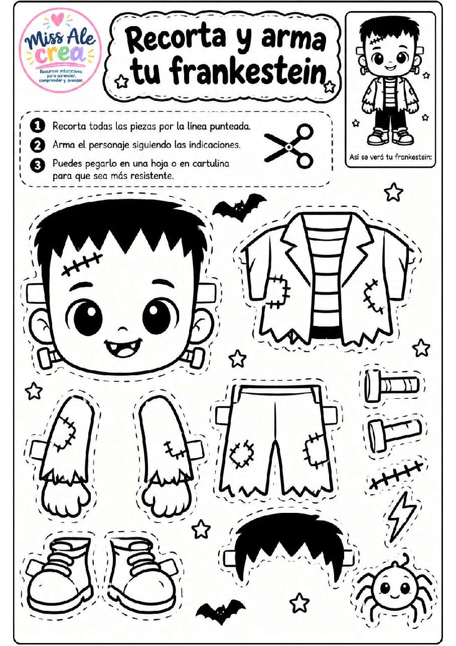 HALLOWEEN RECORTABLE 3 HALLOWEEN RECORTABLE - Imagen 3
