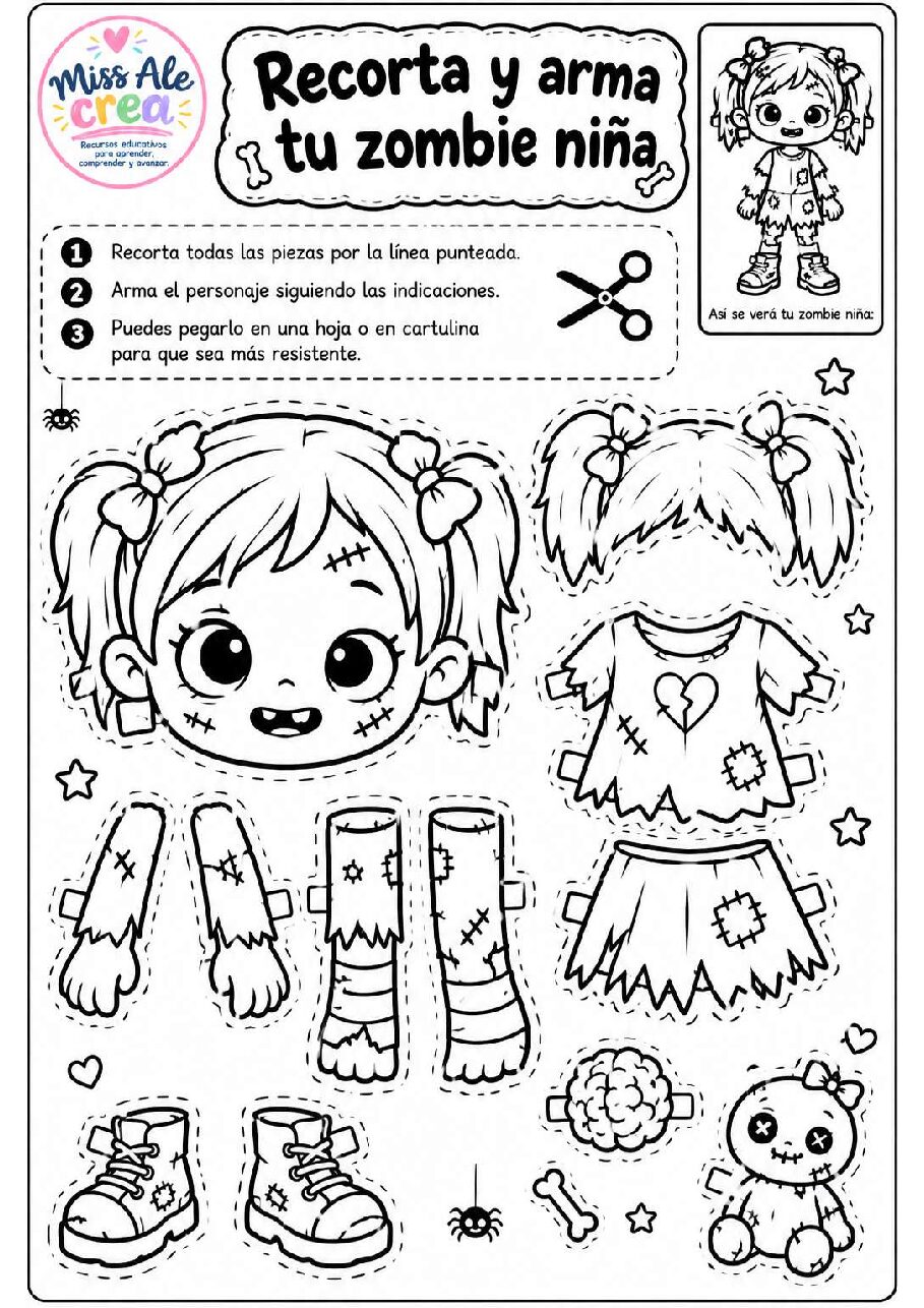 HALLOWEEN RECORTABLE 4 HALLOWEEN RECORTABLE - Imagen 4
