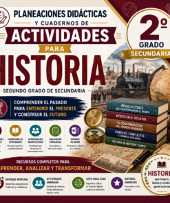 Planeaciones Didácticas y Cuadernos de Actividades para Historia Segundo Grado de Secundaria 2026-2027 | Word Editable