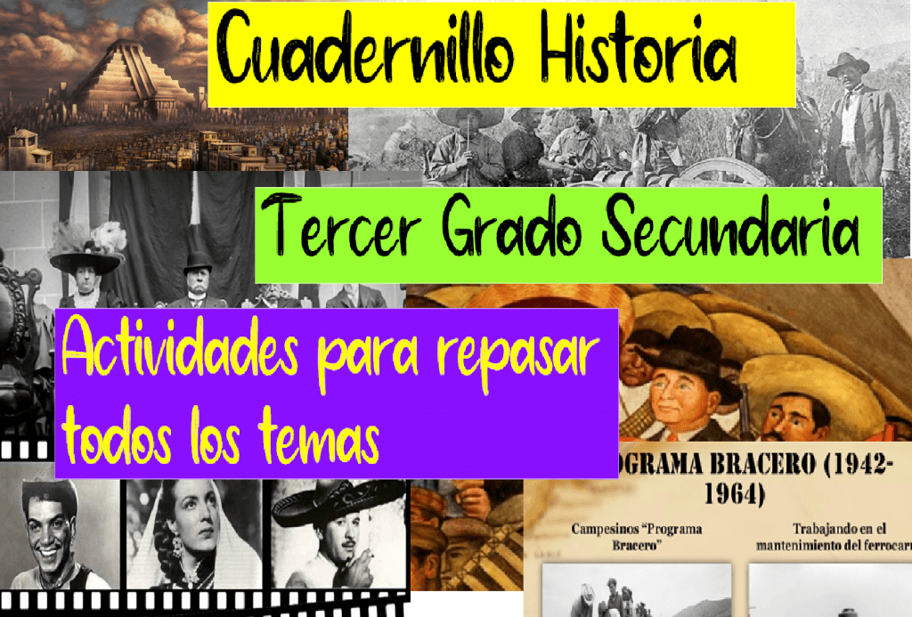 Cuadernillo HISTORIA Tercer Grado Secundaria