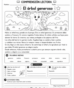 Comprensión Lectora para Primer Grado | 50 Lecturas y Actividades 24 hoja11