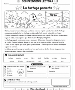 Comprensión Lectora para Primer Grado | 50 Lecturas y Actividades 25 hoja12