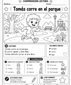 Comprensión Lectora para Primer Grado | 50 Lecturas y Actividades 21 hoja7