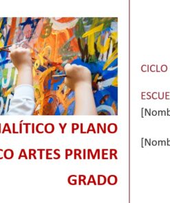 Artes - Programa Analítico y Plano Didáctico - Primer Grado de Secundaria 6 imagen 1 a1