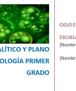 Biología - Programa Analítico y Plano Didáctico - Primer Grado de Secundaria 6 imagen 1 bio